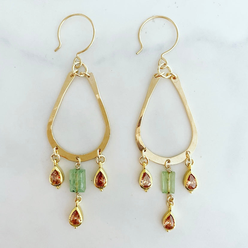 Champagne Earrings