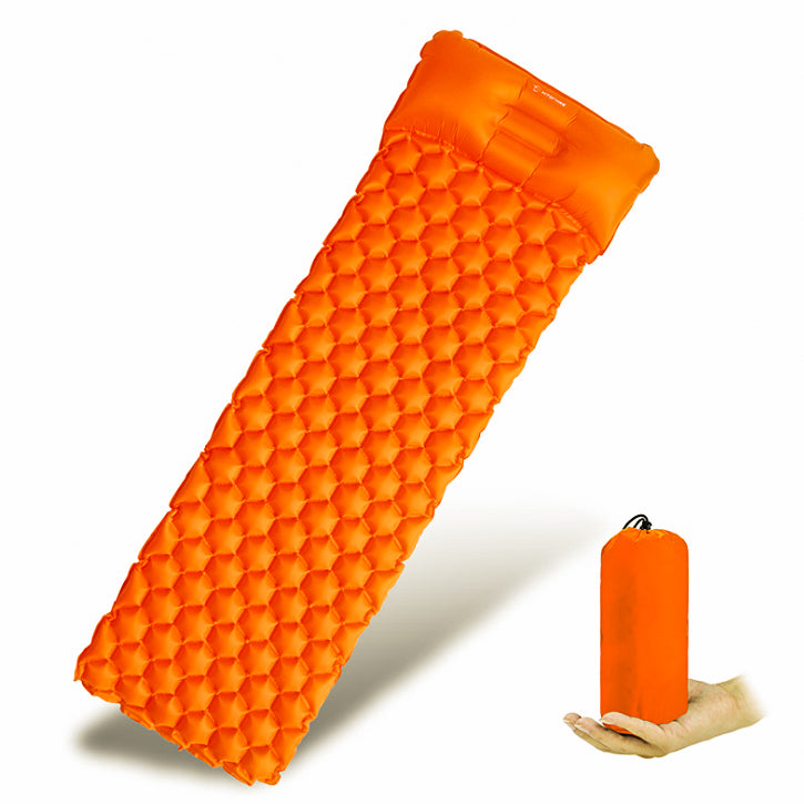 Outdoor Camping Inflatable Honeycomb Mattress - Tent Sleeping Mat for Backpacking, Hiking, and More