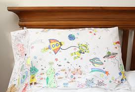 Coloring on A Little Pillow Company Toddler Baby Child Kids Pillowcase