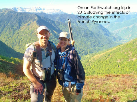 Owners Heather & Loyd McCoy on an Earthwatch Expedition