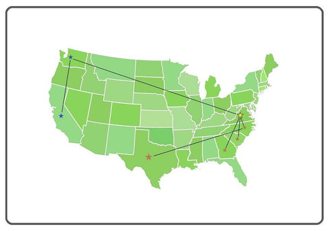 USA supply chain from A Little Pillow Company