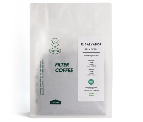 OR natural filter coffee - El salvador los tres potros