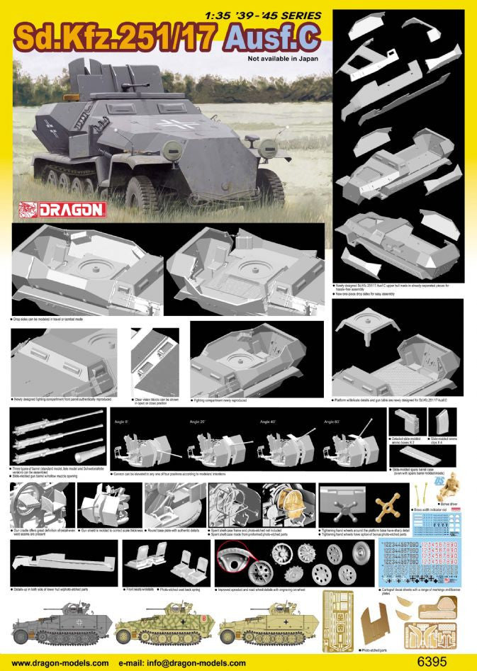 Dragon Models DML 6224 1/35 Sd.Kfz.251/7 Ausf.C Pionierpanzerwagen 3 i