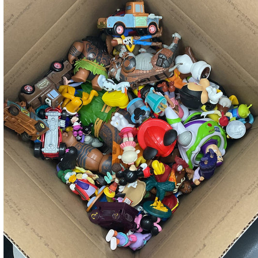 Used LARGE LOT 16 lbs Disney Assorted Toy Figures Cake Toppers Toy Story  Mickey - Warehouse Toys