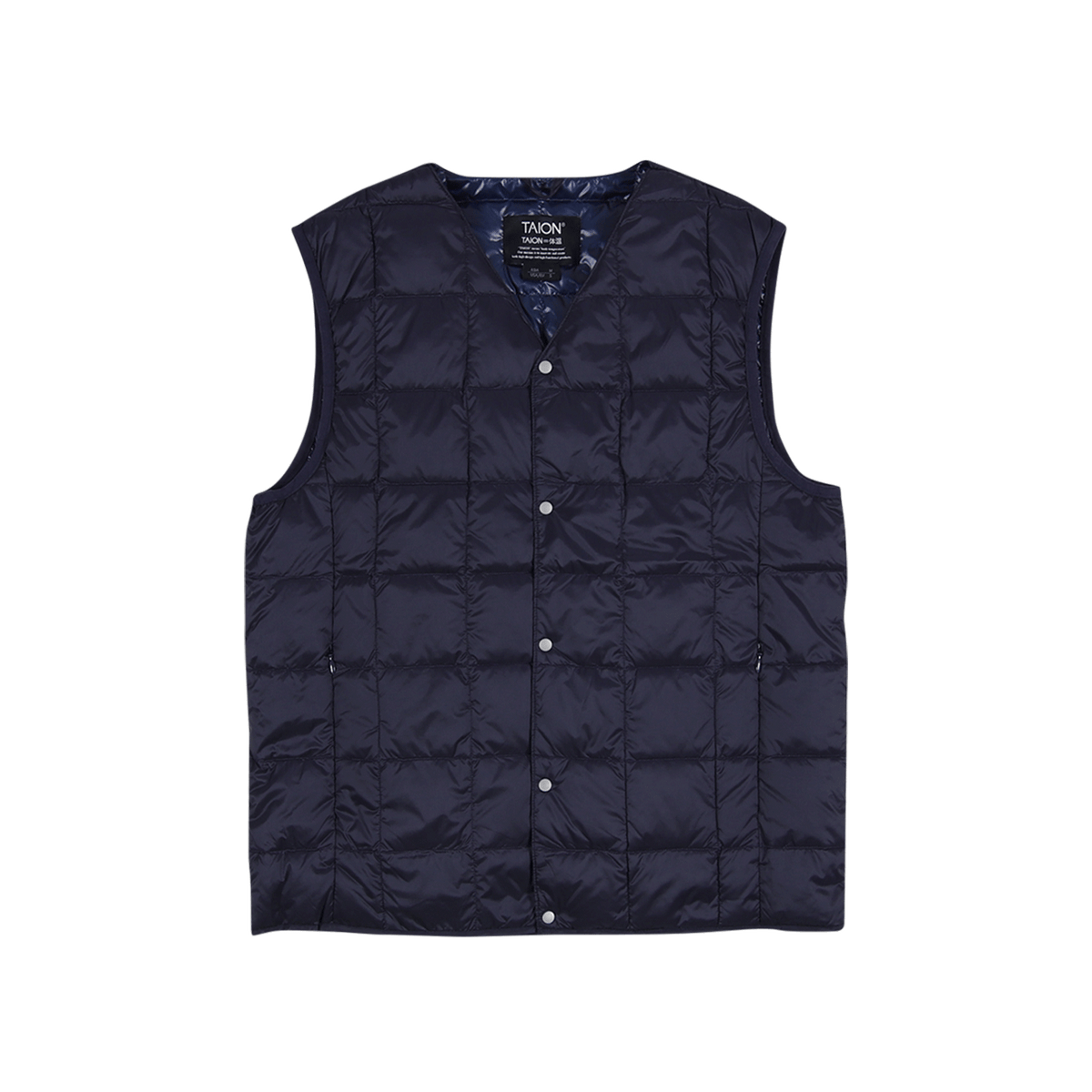 に値下げ！ HIDE\u0026SEEK Nylon No Collar VEST NAVY | salamanca.gob.mx