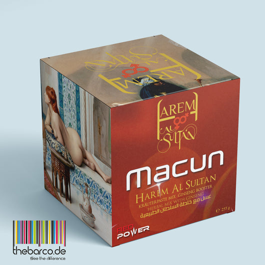 Harem Al Sultan MACUN | Kräuterpaste Mix Ginseng Booster | Red Power Version 255 g