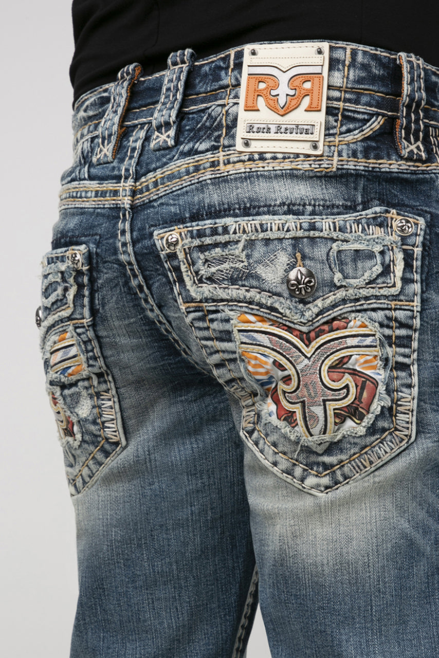 Rock Revival 'Sunburst' Alt. Straight Denim RP3616A201