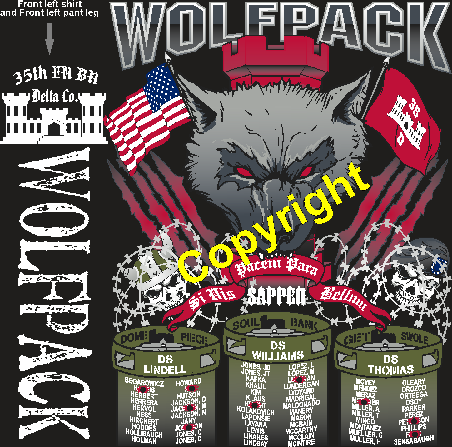 Delta 35th Wolf Pack Graduating Day 10 12 18 Digital Platoontees Com