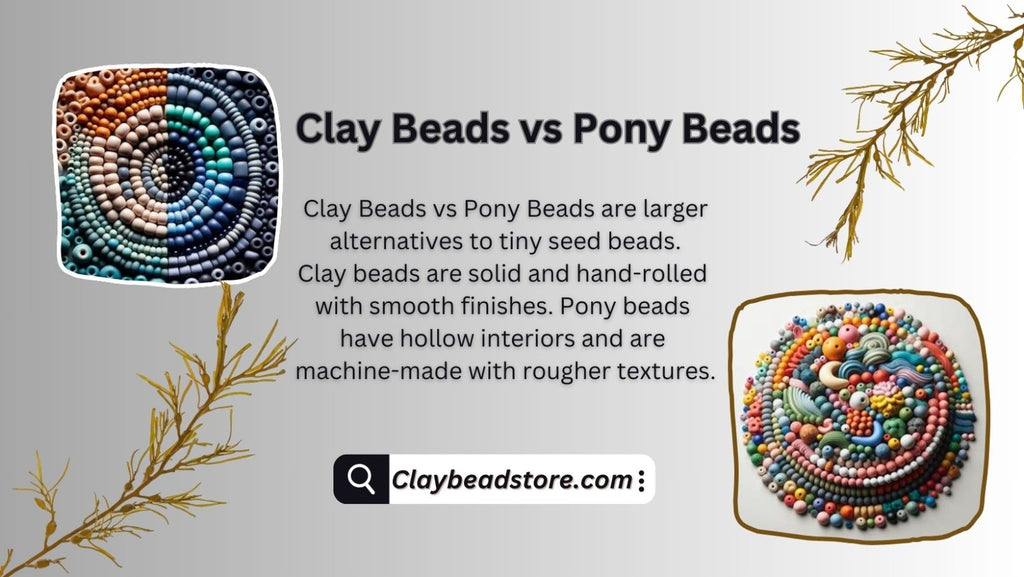 Clay Beads vs Pony Beads