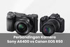 Perbandingan Kamera Sony A6400 vs Canon EOS R50