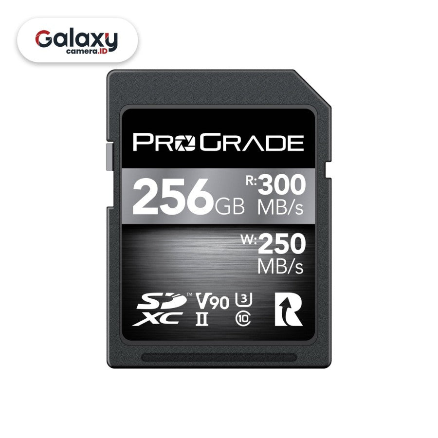 Memory PROGRADE SDXC COBALT 256GB UHS-II V90 300mb/s SD Card Original