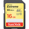 Memory SDHC Sandisk EXTREME 16GB 90Mb/s