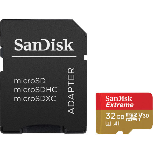 Memory Micro SD Sandisk EXTREME 32GB 100mb/s