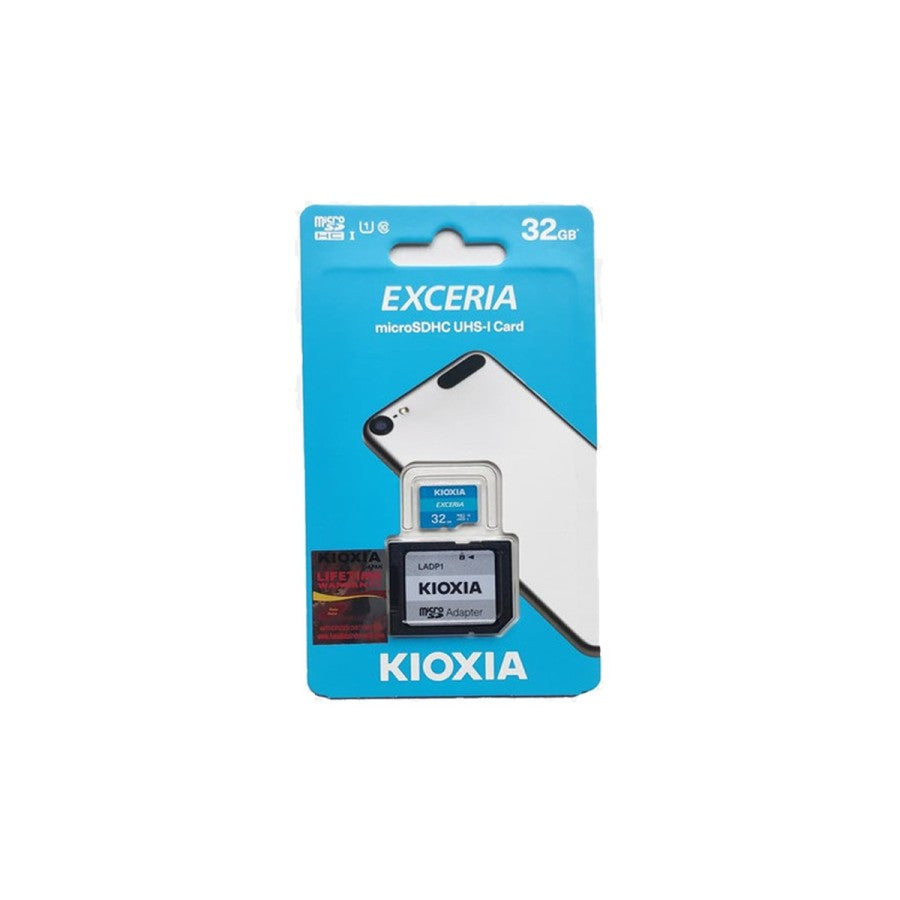 Memory MicroSD Kioxia Exceria 32GB UHS-I 100mb/s With Adapter