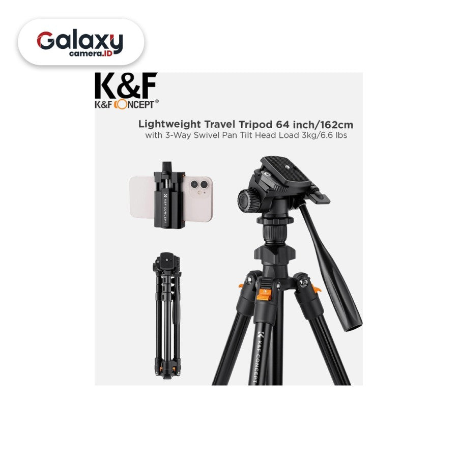 KNF Concept Camera Lightweight Tripod K234A0 Garansi Resmi