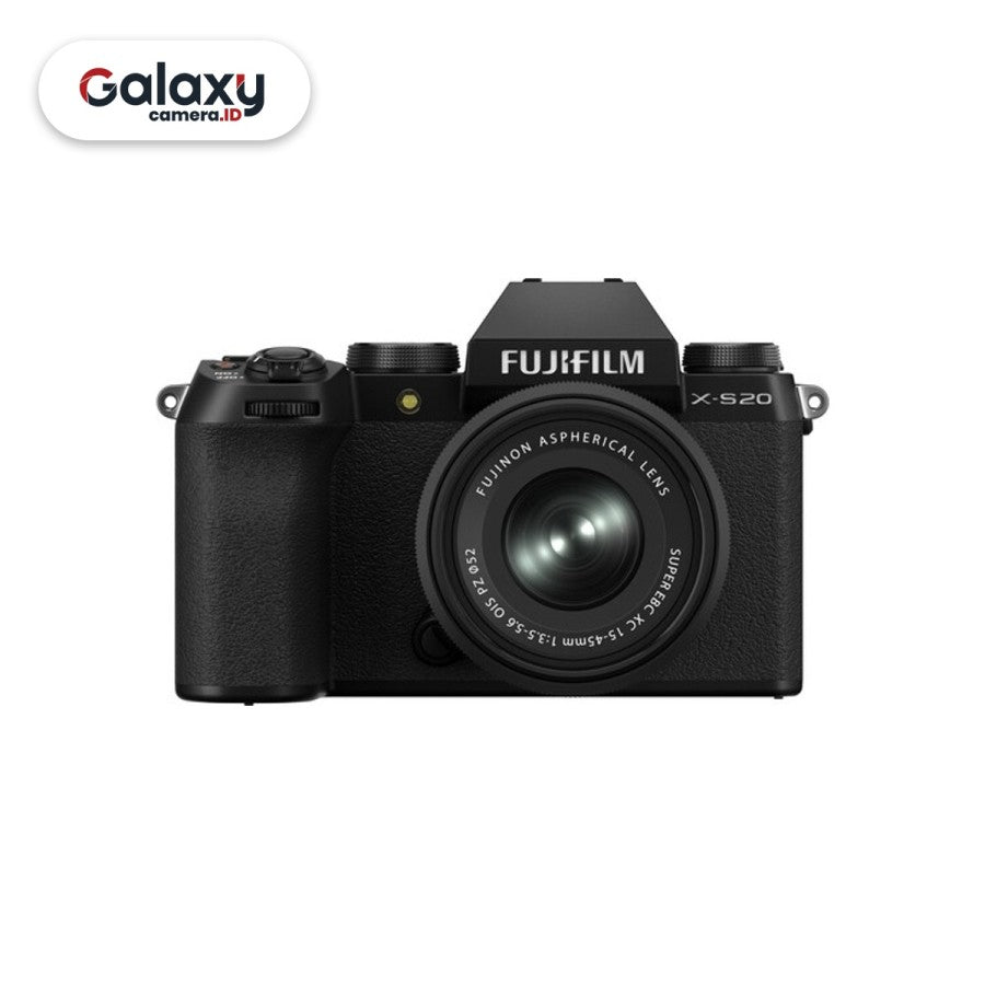 Fujifilm X-S20 Kit 15-45mm Video Package Kamera Fuji XS 20 XS20 Resmi