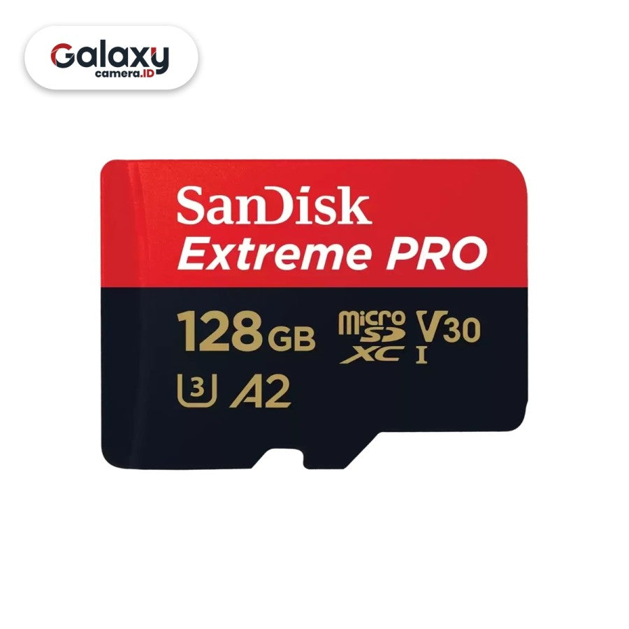 Sandisk MicroSD Extreme Pro 128GB 200mb/s + Adapter Memori HP Original