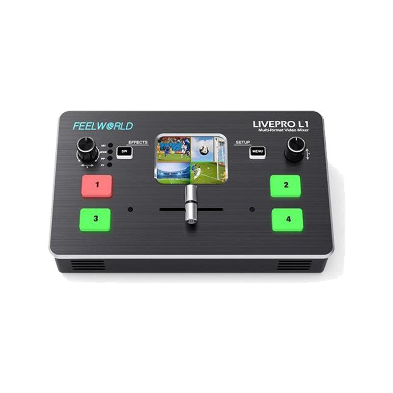 Feelworld LivePro L1 Multi-Format Video Mixer Switcher 4 x HDMI Inputs
