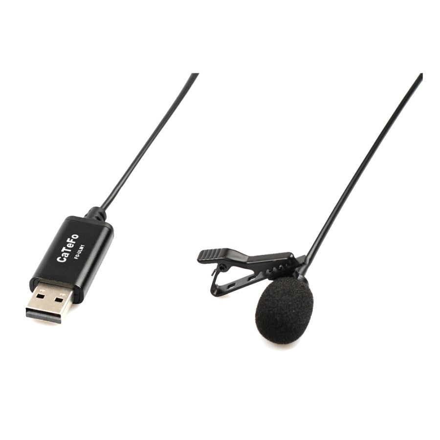 CaTeFo FO-ULM1 Clip On USB Microphone for PC and Mac