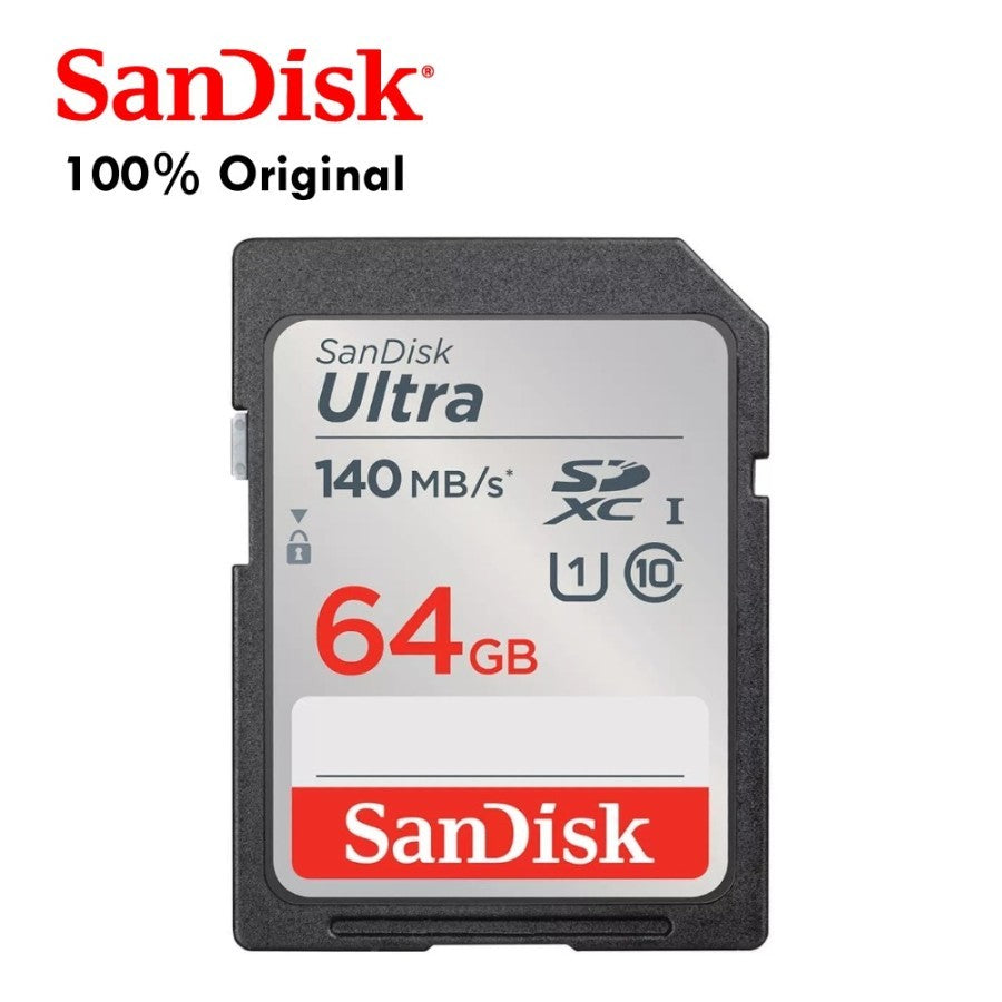 Memory SDXC Sandisk Ultra 64GB 140mb/s