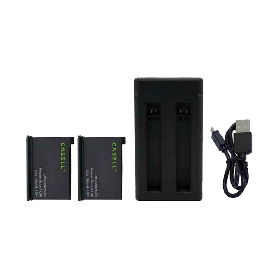 Baterai Charger Casell Insta360 + Dual Charger