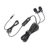 Boya Microphone BY-M1DM Dual Omni-Directional Lavalier