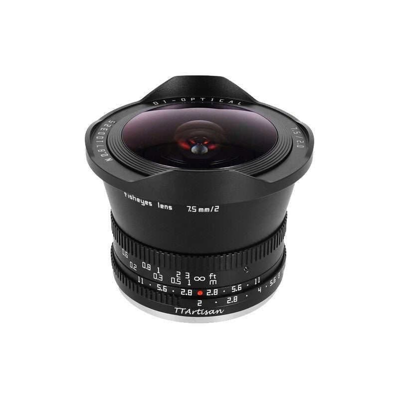 Lensa TTartisan 7.5mm F2.0 Fisheye For Canon EOS M Mount