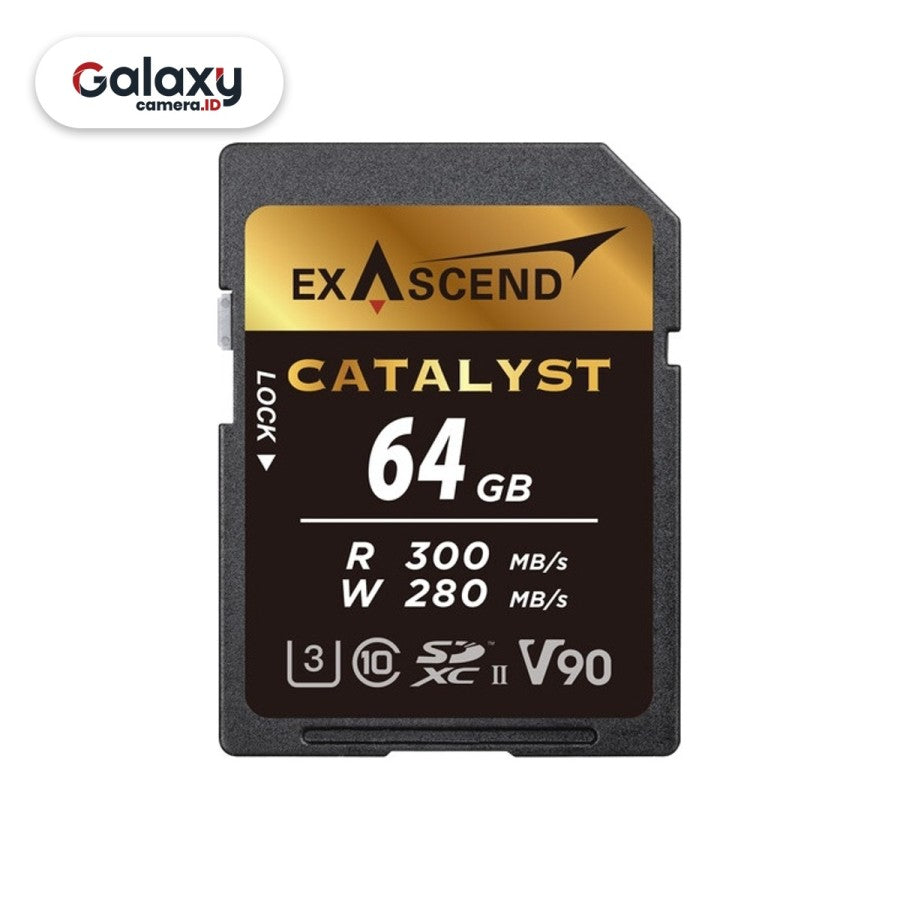 Memory SDXC Exascend Catalyst 64GB UHS II 64 GB 300MB/s Memori Resmi