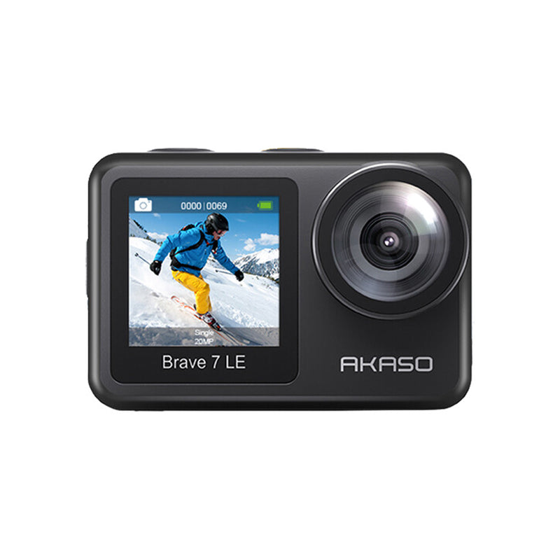 Akaso Brave 7 LE Action Camera 4k 30FPS 20MP Dual Screen