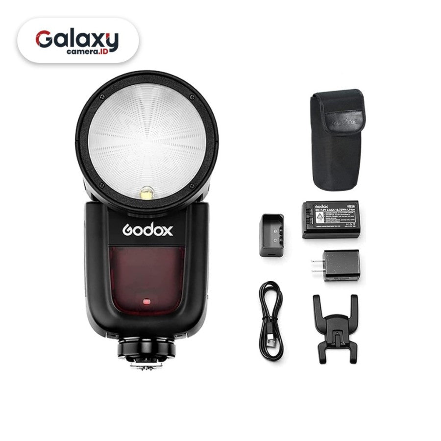 Godox V1 Canon TTL Li-Ion Round Head Camera Flash V-1 V1C V-1C
