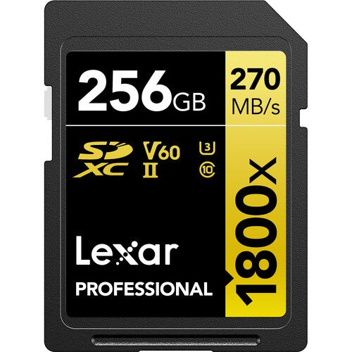 Memory SDXC Lexar Professional 256GB 1800x UHS-II