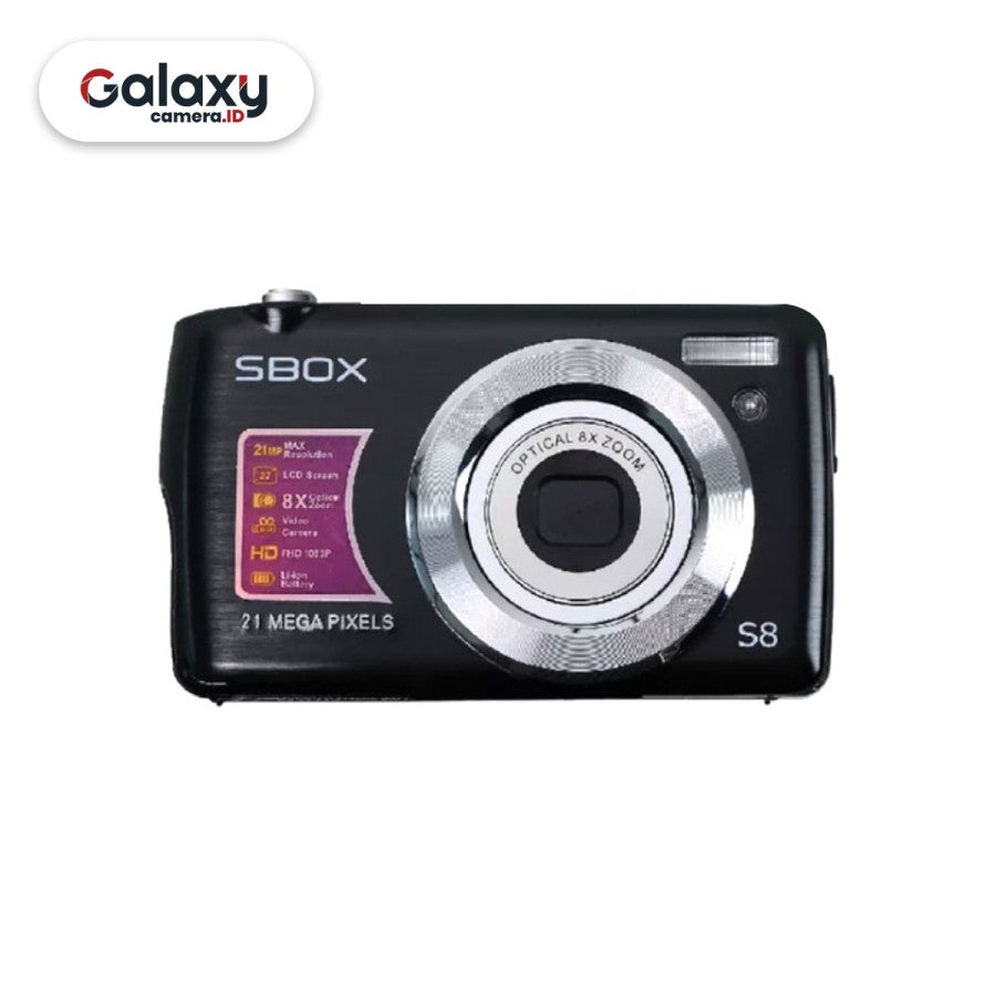 SBOX S8 21MP Digital Pocket Camera S-BOX S 8 Kamera Poket S BOX
