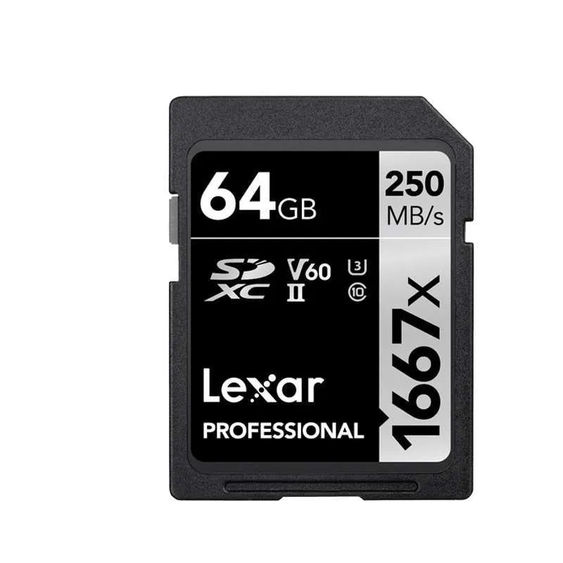 Memory SDXC Lexar Professional 64Gb 1667x UHS-II