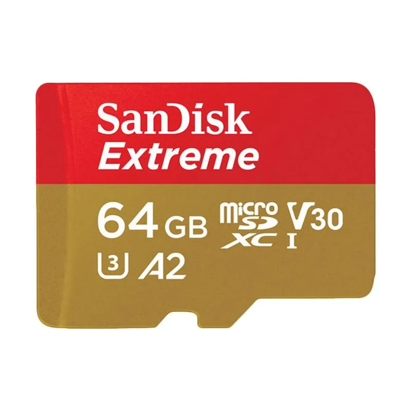 Memory Micro SD Sandisk EXTREME 64GB 160mbps/60mbps