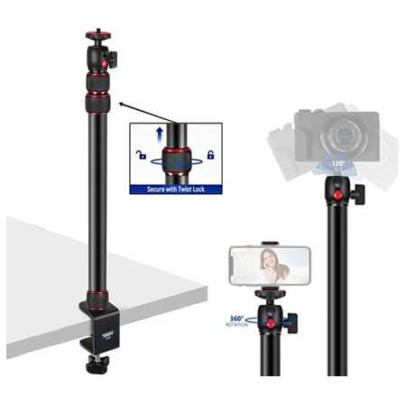 Takara TP-282 Extendable Camera Desktop Mount TP282 Table Stand Resmi