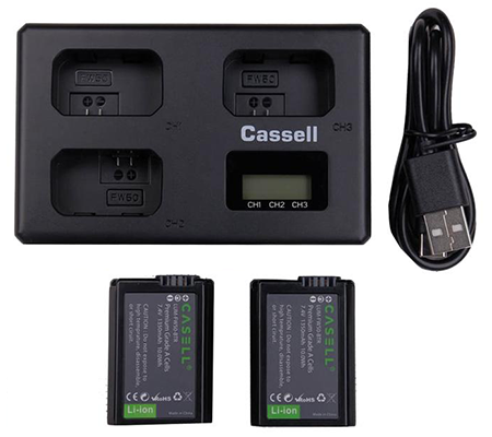 Baterai Charger Triple Casell NP-FW50