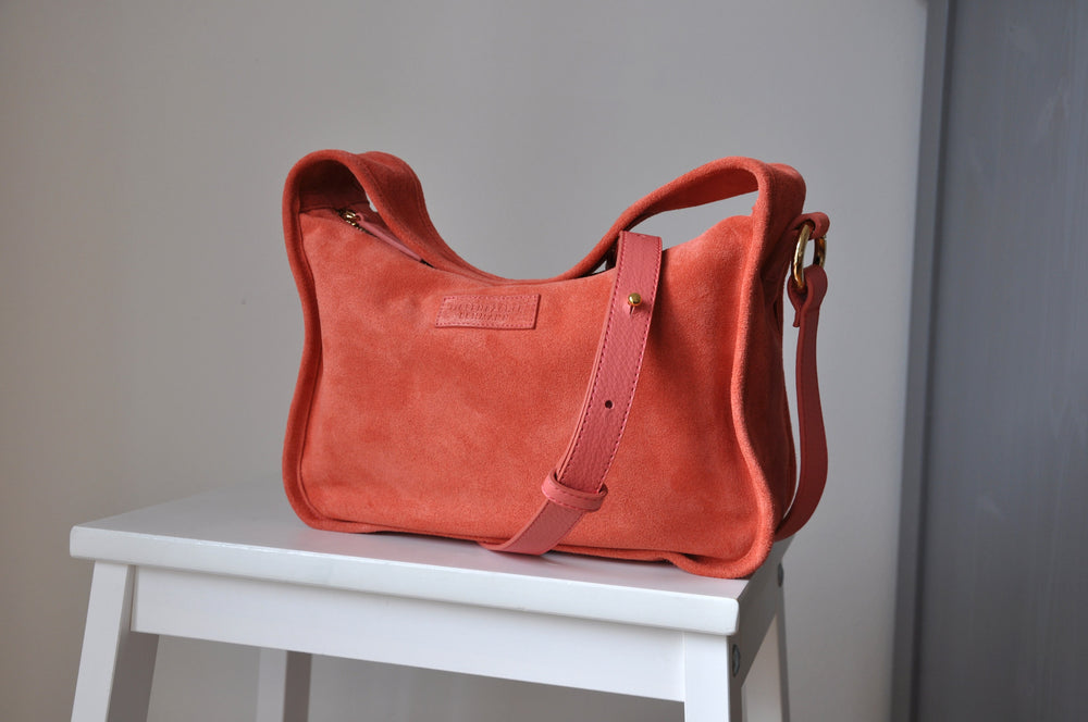 BRIOCHE BAG midi peach