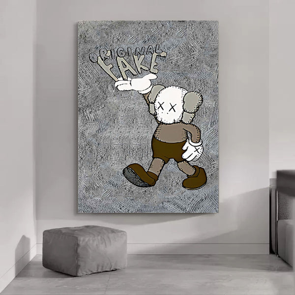 Louis Vuitton - Kaws - Walls Decor Acrylic, Metal or Canvas High