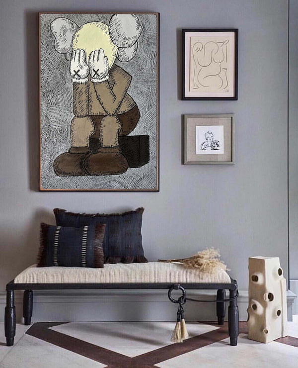 Louis Vuitton - Kaws - Walls Decor Acrylic, Metal or Canvas High