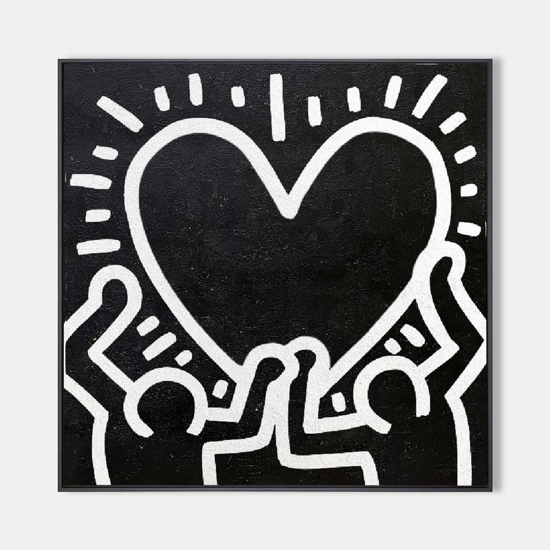 keith haring love art