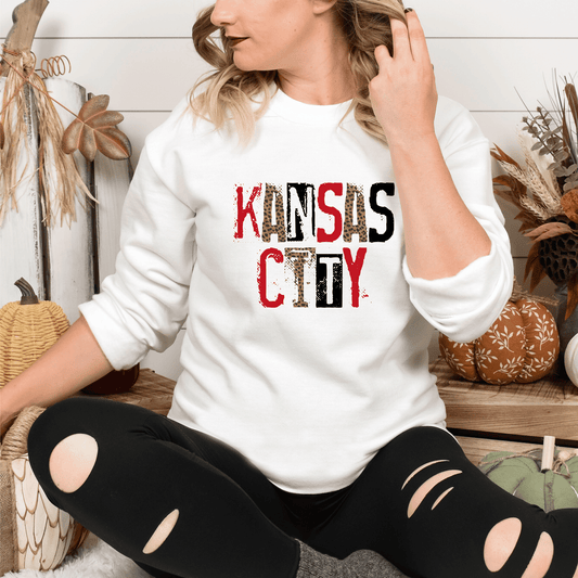 Kansas City Chiefs Leopard Shirt Womens Chiefs Shirt KC 