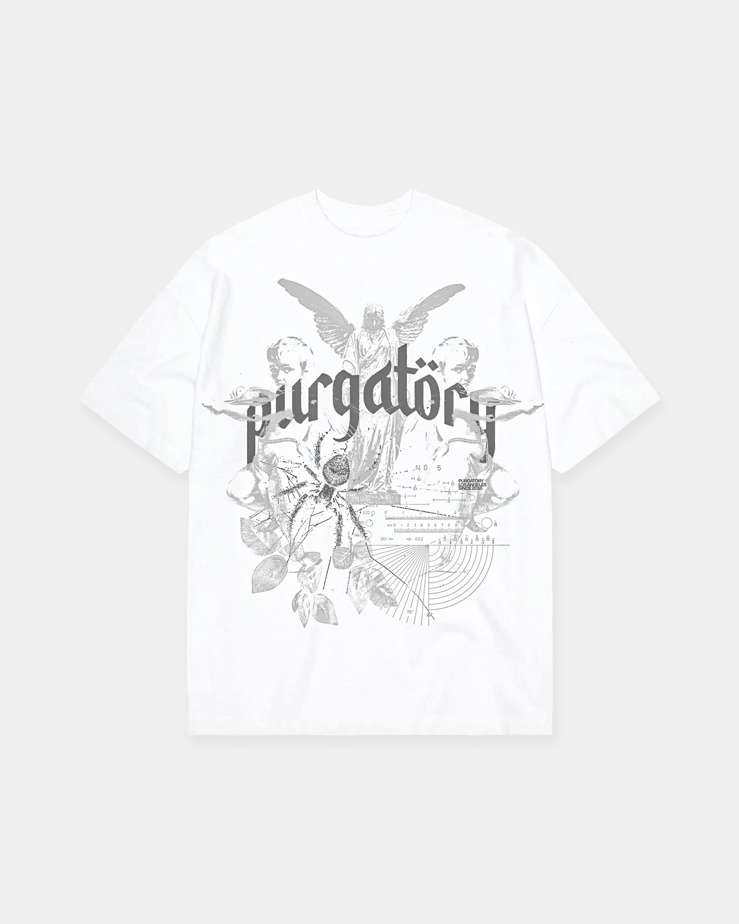 PURGATORY ANGEL WHITE TEE - PURGATORY product image