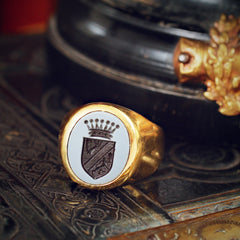 antique intaglio seal ring 