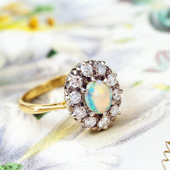 antique opal ring