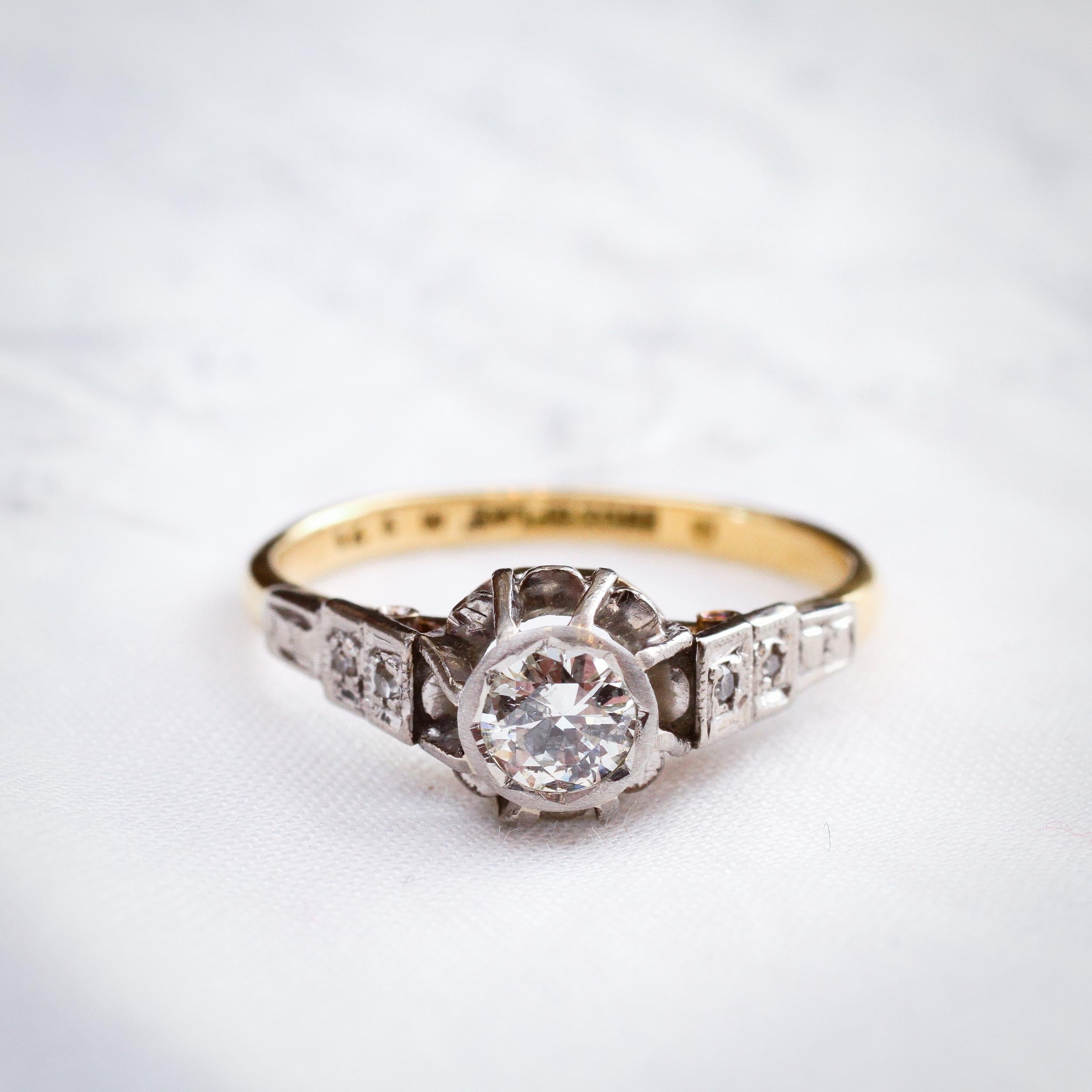 art deco engagement rings