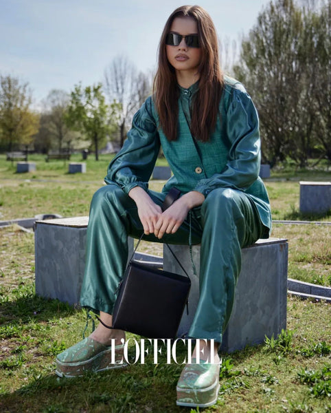 L'Officiel Russia KJ RILY fashion editorial