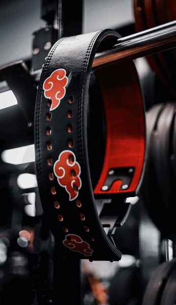 Akatsuki Lifting Belt - Naruto Lifting Belt hanging