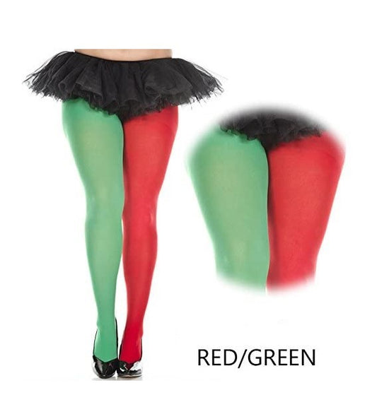 Striped Tights - Red/White - Costume Accessory - Adult Queen Size –  Arlene's Costumes