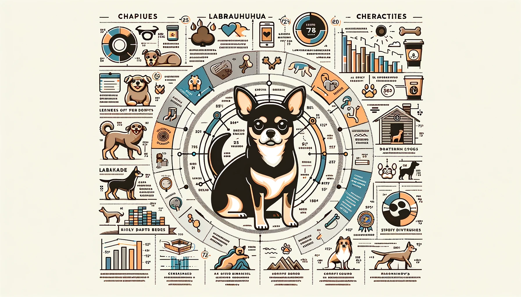 A catchy infographic that’s basically the Labrahuahua's resume