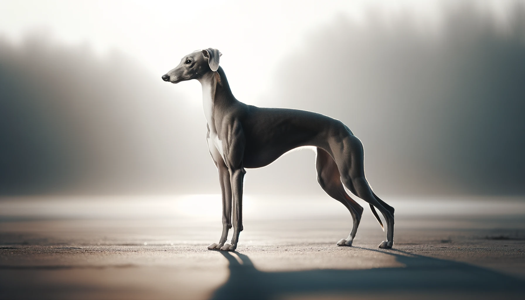 Greyador captured in a stance that highlights its elegant silhouette